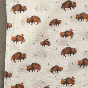 Little Unicorn Buffalo Print Swaddle